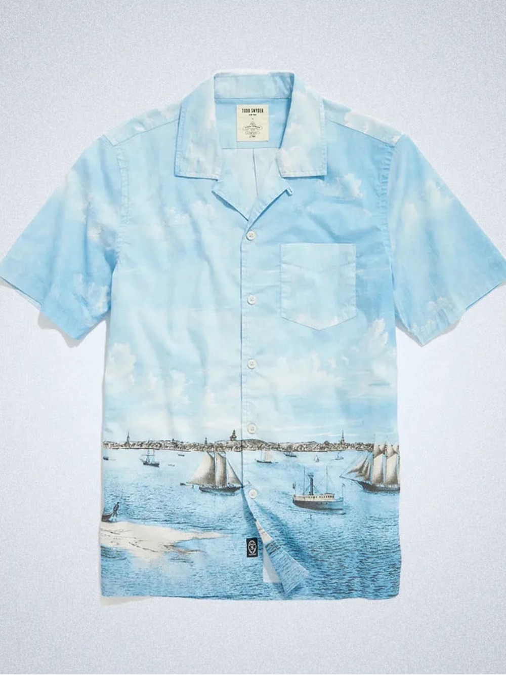 Todd Synder X John Derian Harbor Camp Collar Shirt